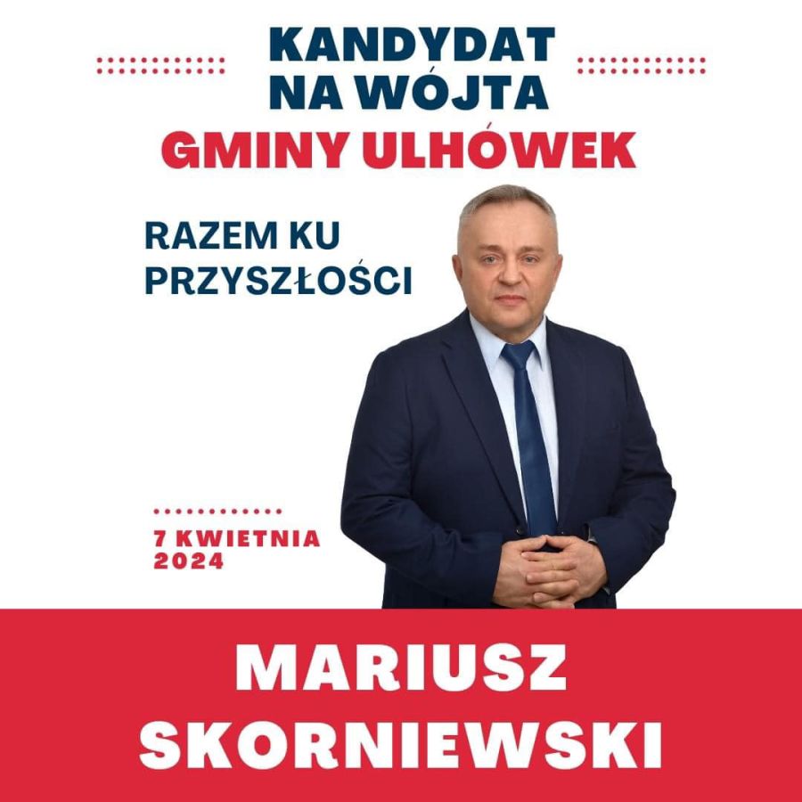 <span>ULHÓWEK: </span> Mariusz Skornieweski nowym wójtem