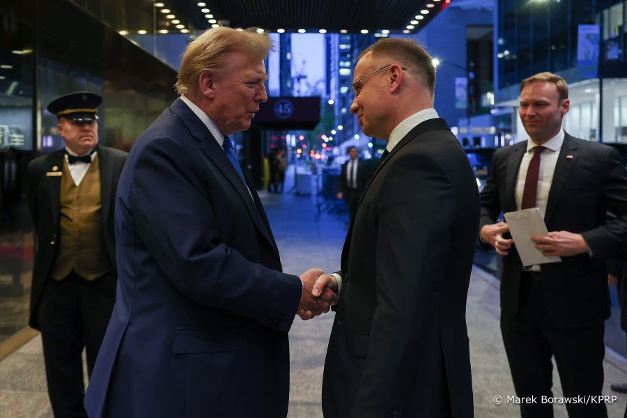<span>KRAJ: </span> Spotkanie Dudy z Trumpem. Jak oceniają je Polacy?  