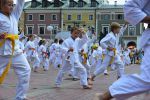 Trening karate na Rynku Wielkim w Zamościu - 6 lipca 2014