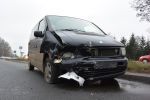 Wypadek na skrzyżowaniu ulic Dzieci Zamojszczyzny i Królowej Jadwigi w Zamościu (10 grudnia 2014)